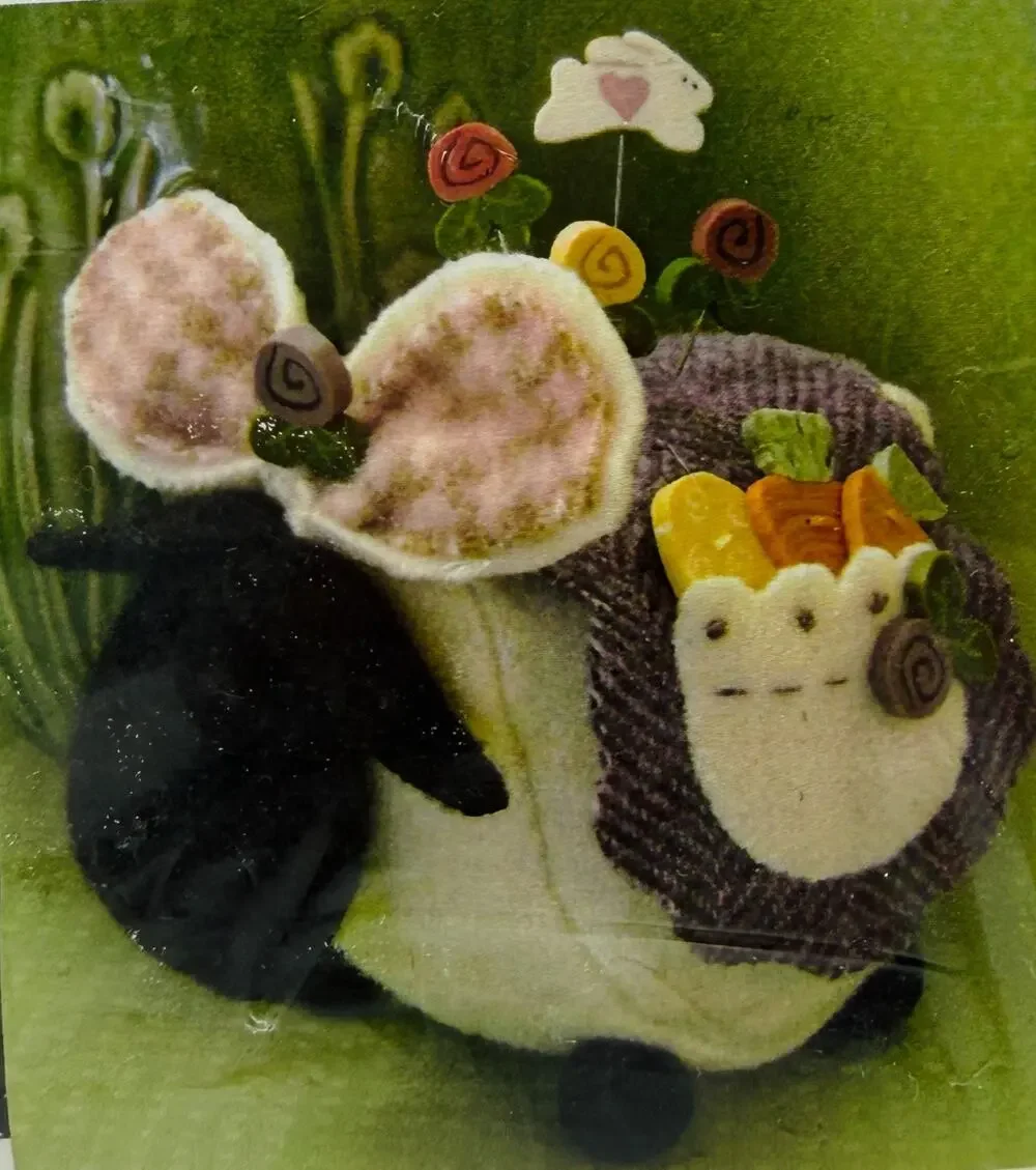 Just Another Button Company Pincushion Kit Sheep Lamb Ewe Look Fabulous NIP New